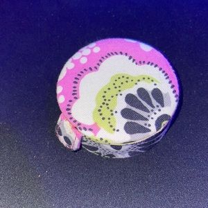 Vintage Retired Vera Bradley Paisley Meets Plaid Pocket Pill Case